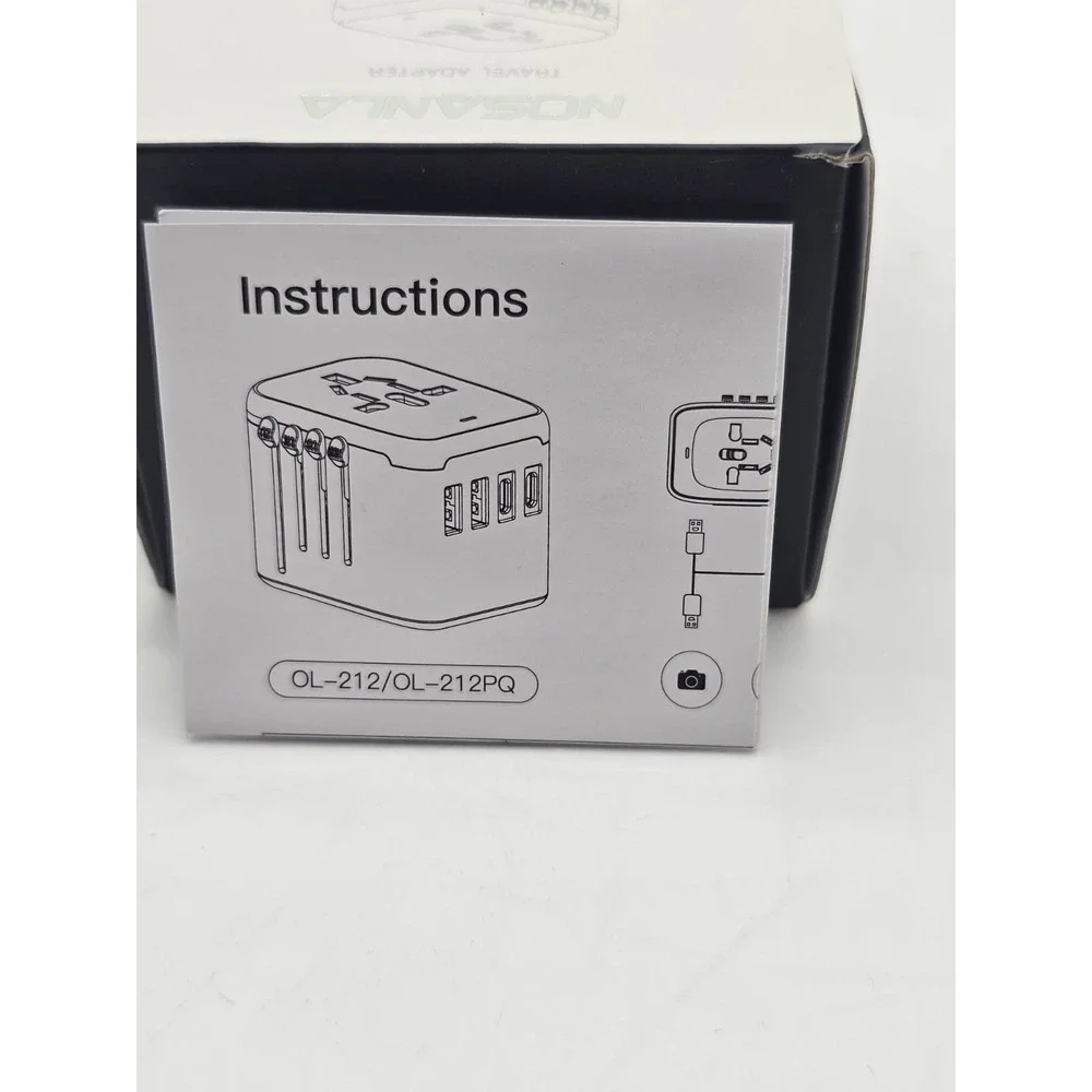 Universal Travel International Plug Adapter Power Outlet Nosanla New the Box